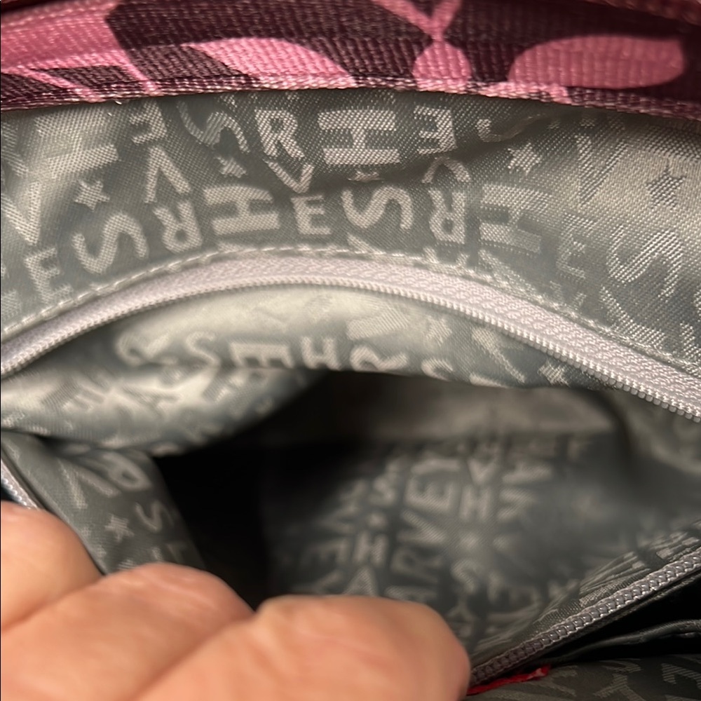 HARVEYS Seatbelt Classic Brown & Pink Leaf and Florals Shoulder Bag Vintage EC - Picture 13 of 17